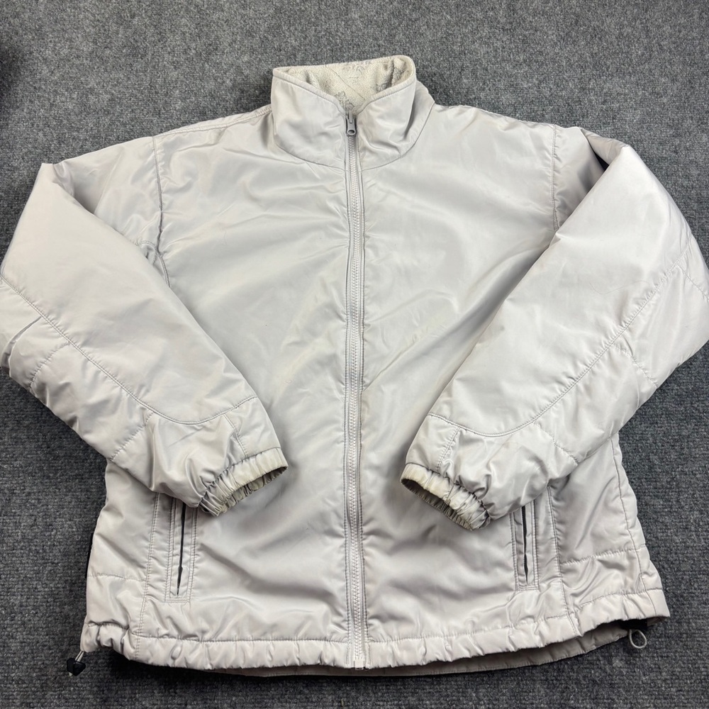 COLUMBIA Women’s Light Grey Fleece Lined Core Interchange Jacket size: XL